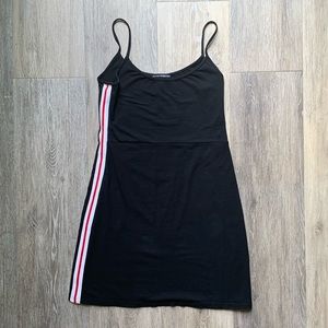BRANDY MELVILLE Kyran Black Body-con Mini Dress